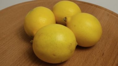 Sarı limon ekşi tadı, narenciye, sağlıklı beslenme için vitaminler