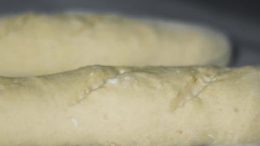 Ekmek, fırında pişirme, yemek pişirme görüntüleri, 4k, Uhd