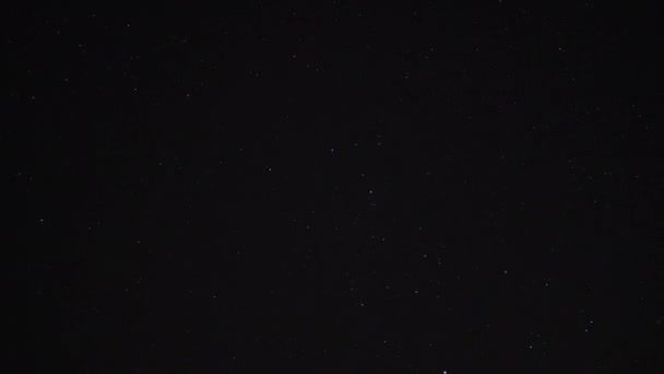 Sterren Achtergrond, Natuur Galaxy uitzicht, Timelapse of night Sky — Stockvideo