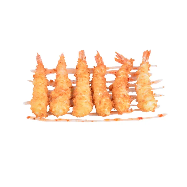 Σαγανάκι γαρίδες τηγανητές ιαπωνική κουζίνα — Φωτογραφία Αρχείου