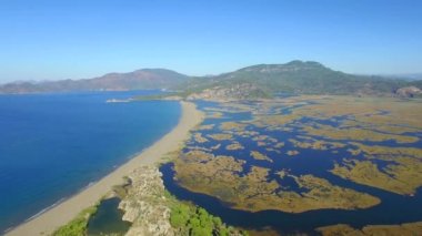 Dalyan Türkiye havadan görünümü