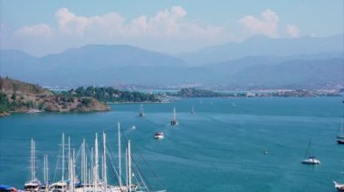 Fethiye Türkiye liman Timelapse 