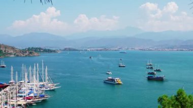 Fethiye Türkiye liman Timelapse 