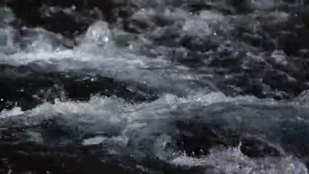 Agua que fluye sobre las rocas — Vídeo de stock