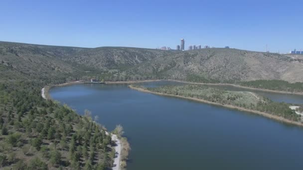 Ankara Turquía Lago Eymir — Vídeo de stock