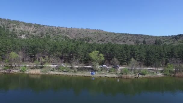 Lago Eymir Ancara Turquia — Vídeo de Stock