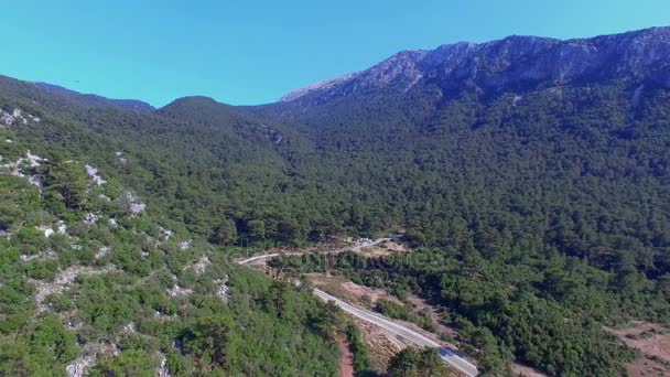 Fethiye Turquía Babadag Mountain Vista aérea — Vídeos de Stock