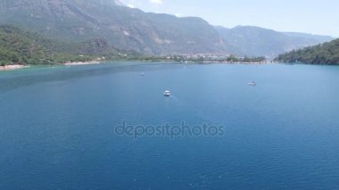 Fethiye Türkiye Ölüdeniz plaj havadan görünümü