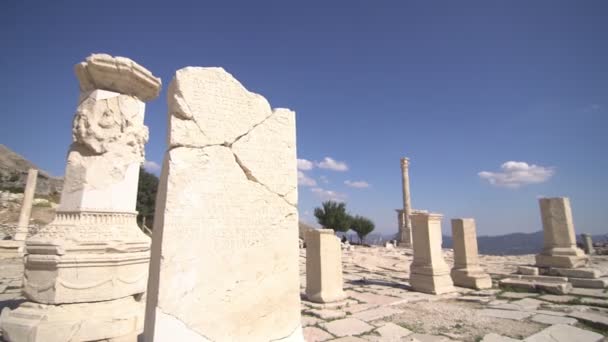 Sagalassos antik kenti — Stok video