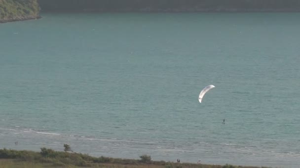 Akyaka Turkije Harbor landschapsmening — Stockvideo