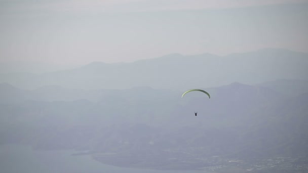 Fethiye Turquia Babadag Parapente Esporte — Vídeo de Stock