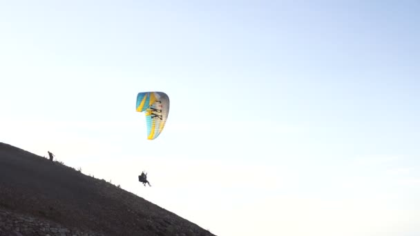 Fethiye Türkei babadag Gleitschirmsport — Stockvideo