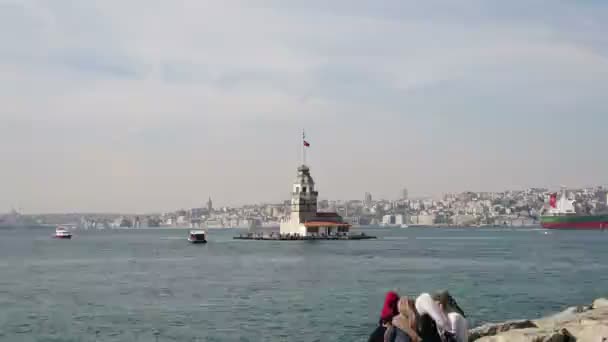 Estambul Turquía Timelapse Scene — Vídeo de stock