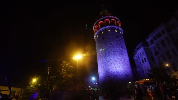 Κωνσταντινούπολη Τουρκία Timelapse Σκηνή — Αρχείο Βίντεο