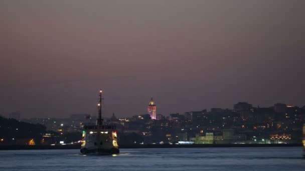 Istanbul Turchia Scena Timelapse — Video Stock