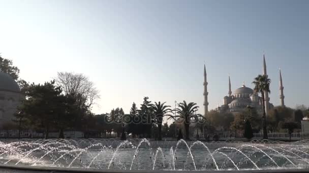 Стамбул Турция Султан Ахмет — стоковое видео