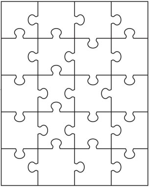 Beyaz bulmaca, ayrı parçalar