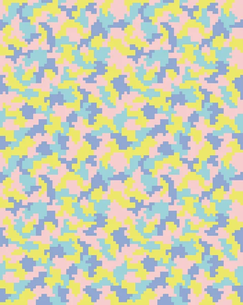 Camouflage numérique sans couture — Image vectorielle