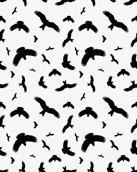 Sorunsuz kuş silhouettes