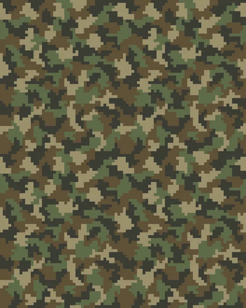 Naadloze van digitale camouflage — Stockvector