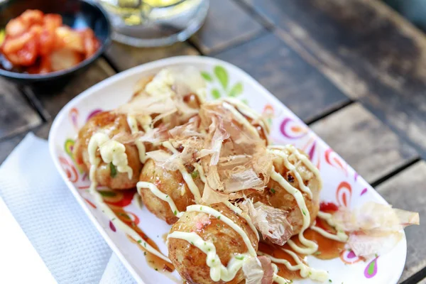 Takoyaki - японская кухня — стоковое фото