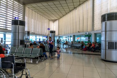 5 Nisan 2017 NAIA Havaalanı Terminal 2, Manila, Filipinler