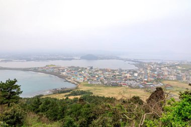Seongsan gündoğumu tepe Jeju Adası, Güney Kore