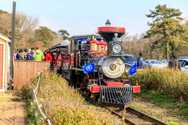 2017 Tren clásico en Eco Land en la isla de Jeju, Corea del Sur —  Fotos de Stock