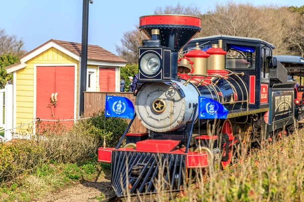 Tren clásico en Eco Land en la isla de Jeju, Corea del Sur —  Fotos de Stock