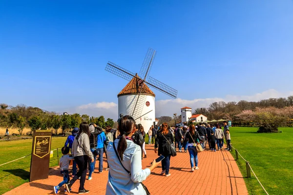 Apr 8, 2017 Ecoland Theme Park in Jeju island, South Korea — Stock Photo, Image