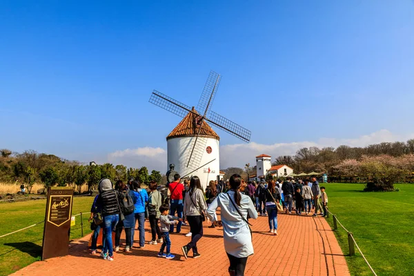 Apr 8, 2017 Ecoland Theme Park in Jeju island, South Korea — Stock Photo, Image