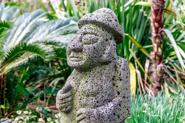 Dolharubang las "piedras del abuelo" y también un landmar nacional —  Fotos de Stock