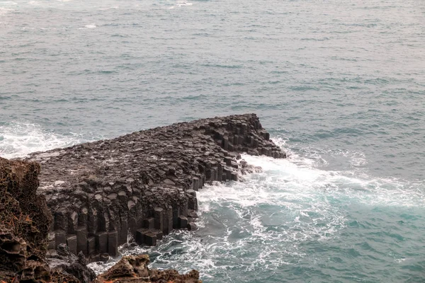 Jusangjeolli Cliff, Jeju Island, Coreia do Sul — Fotografia de Stock