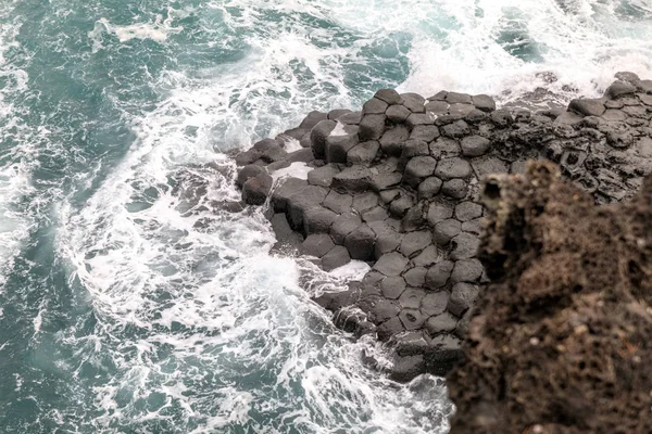 Jusangjeolli Cliff, Jeju Island, Coreia do Sul — Fotografia de Stock