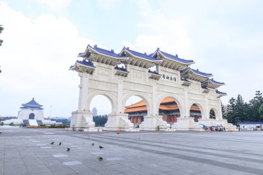 Tayvan, Taipei - 23 Mayıs 2017 çan Kay Şek anıt salonu