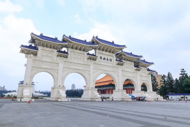 Tayvan, Taipei - 23 Mayıs 2017 çan Kay Şek anıt salonu