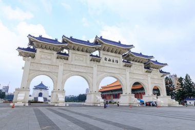 Tayvan, Taipei - 23 Mayıs 2017 çan Kay Şek anıt salonu