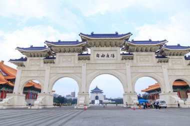 Tayvan, Taipei - 23 Mayıs 2017 çan Kay Şek anıt salonu