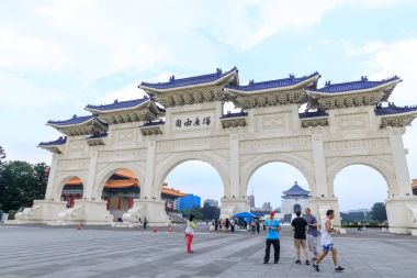 Tayvan, Taipei - 23 Mayıs 2017 çan Kay Şek anıt salonu