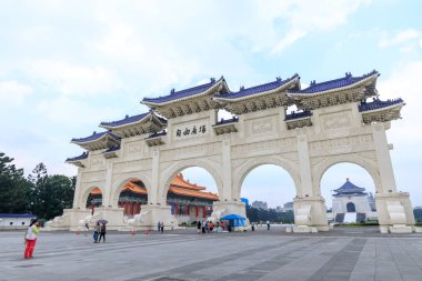 Tayvan, Taipei - 23 Mayıs 2017 çan Kay Şek anıt salonu