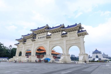 Tayvan, Taipei - 23 Mayıs 2017 çan Kay Şek anıt salonu