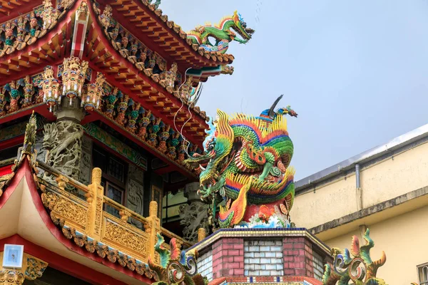 25 mei 2017 Xiahai Cheng Huang tempel (Zhao Ling Miao) op Jiouf — Stockfoto