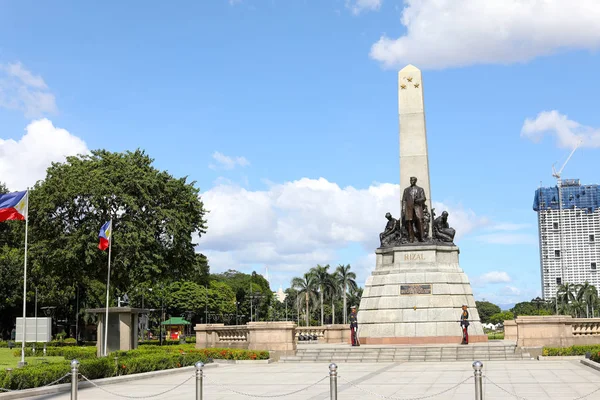 Ott 29, 2016 Monumento in memoria di Jose Rizal, eroe nazionale in — Foto Stock