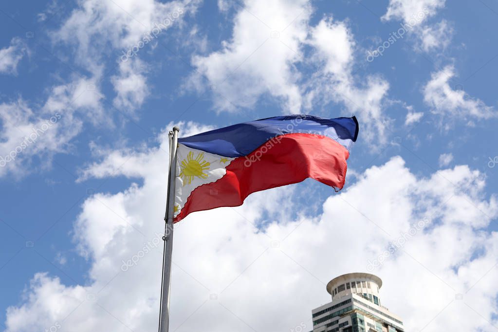 Philippines flag at Rizal park