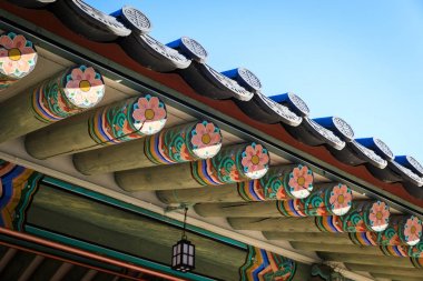 Sonbaharda Gyeongbokgung Sarayı, Seoul, Güney Kore