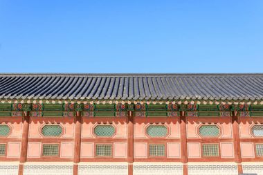 Sonbaharda Gyeongbokgung Sarayı, Seoul, Güney Kore