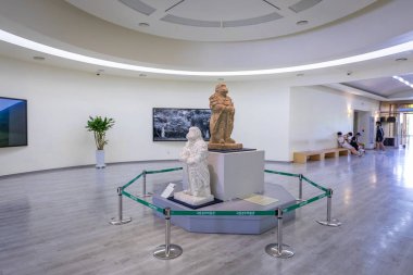 22 Haziran 2017 Gyeongju Ulusal Müzesi'nde maymun resmi 