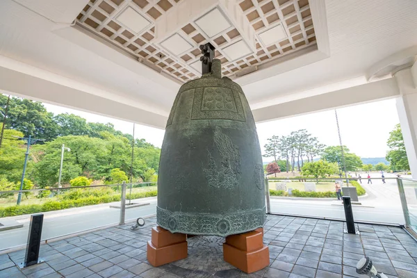 22-jun-2017 Campana del Rey Seongdeok en el Museo Nacional de Gyeongju — Foto de Stock