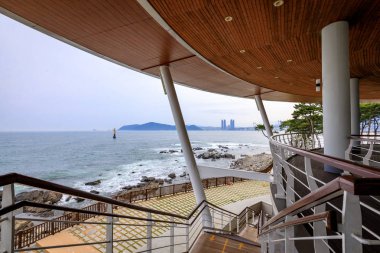 21 Haziran 2017 Busan okyanus Nurimaru Apec evde Busan görüldü,