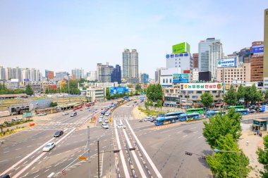 20 Haziran 2017 Seoullo yaya yol o olan 7017 görüntüleyin.